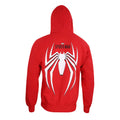 Red - Back - Spider-Man Unisex Adult Crest Hoodie