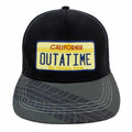 Black - Front - Back To The Future Unisex Adult Outa Time Baseball Cap