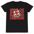 Black-Red - Front - Spider-Man Unisex Adult Spider-Cat T-Shirt