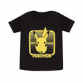 Black - Front - Pokemon Childrens-Kids Pikachu Retro Arcade T-Shirt