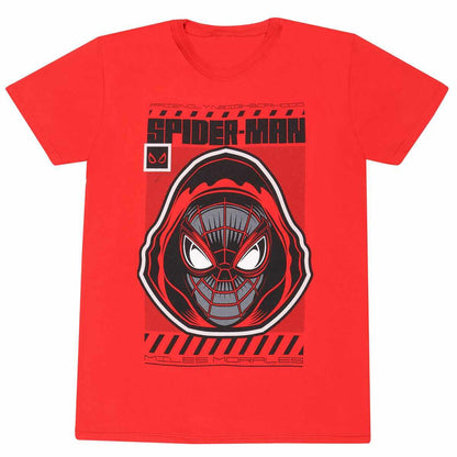 Red - Front - Spider-Man Unisex Adult Spider Hooded T-Shirt