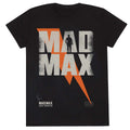 Black - Front - Mad Max Unisex Adult Logo T-Shirt