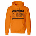 Orange - Front - Pokemon Unisex Adult Charmander Line Art Hoodie