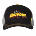 Black-Grey - Front - Batman Mesh Back Baseball Cap