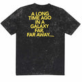 Charcoal - Back - Star Wars Unisex Adult A Long Time Ago In A Galaxy Far Far Away T-Shirt