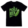 Black-Green - Side - Rick And Morty Unisex Adult Pickle Rick T-Shirt