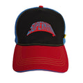 Blue-Red-Black - Front - Superman Retro Logo Baseball Cap