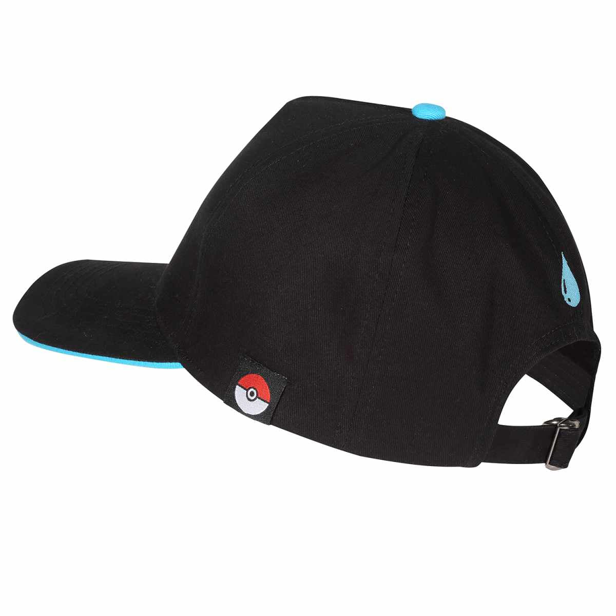 Black - Back - Pokemon Squirtle Badge Baseball Cap