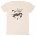 Natural - Front - Indiana Jones Unisex Adult Aeroplane T-Shirt