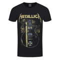 Black - Front - Metallica Unisex Adult Hetfield Iron Cross T-Shirt