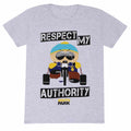 Heather Grey - Front - South Park Unisex Adult Respect My Authority Eric Cartman T-Shirt