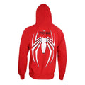 Red - Back - Spider-Man Unisex Adult Crest Pullover Hoodie