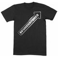 Black - Front - The Undertones Unisex Adult Arrow Spray T-Shirt