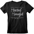 Black - Back - Harry Potter Childrens-Kids Solemnly Swear T-Shirt