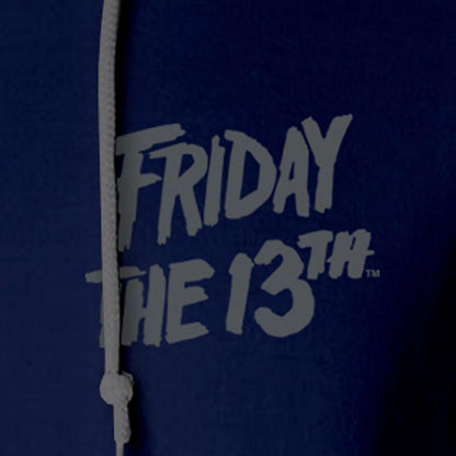 Navy - Lifestyle - Friday The 13th Unisex Adult Crystal Lake Police Hoodie