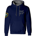 Navy - Front - Friday The 13th Unisex Adult Crystal Lake Police Hoodie