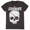 Charcoal - Front - The Goonies Unisex Adult Skull Logo T-Shirt