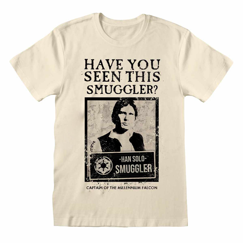 Natural - Front - Star Wars Unisex Adult Have You Seen This Smuggler T-Shirt