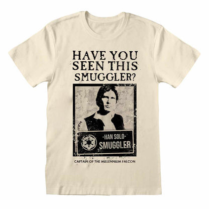 Natural - Front - Star Wars Unisex Adult Have You Seen This Smuggler T-Shirt