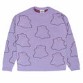 Purple - Front - Pokemon Unisex Adult Ditto Knitted Sweatshirt