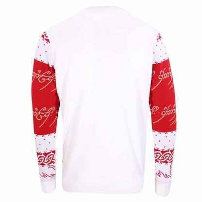 Multicoloured - Back - Lord Of The Rings Unisex Adult Ring Knitted Sweatshirt
