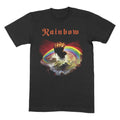 Black - Front - Rainbow Unisex Adult Rising T-Shirt