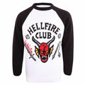 Multicoloured - Front - Stranger Things Unisex Adult Hellfire Club Knitted Sweatshirt