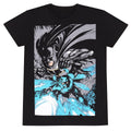 Black - Front - Justice League Unisex Adult Team Up T-Shirt