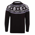 Multicoloured - Front - Nightmare Before Christmas Unisex Adult Jack Skellington Sweatshirt