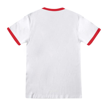 White - Back - Scooby Doo Unisex Adult Munchies Ringer T-Shirt