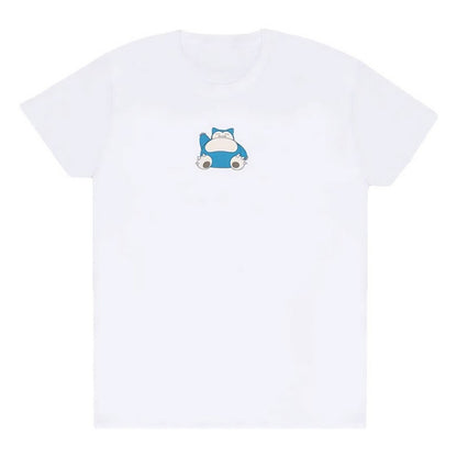 White - Front - Pokemon Unisex Adult Snorlax Back Print T-Shirt