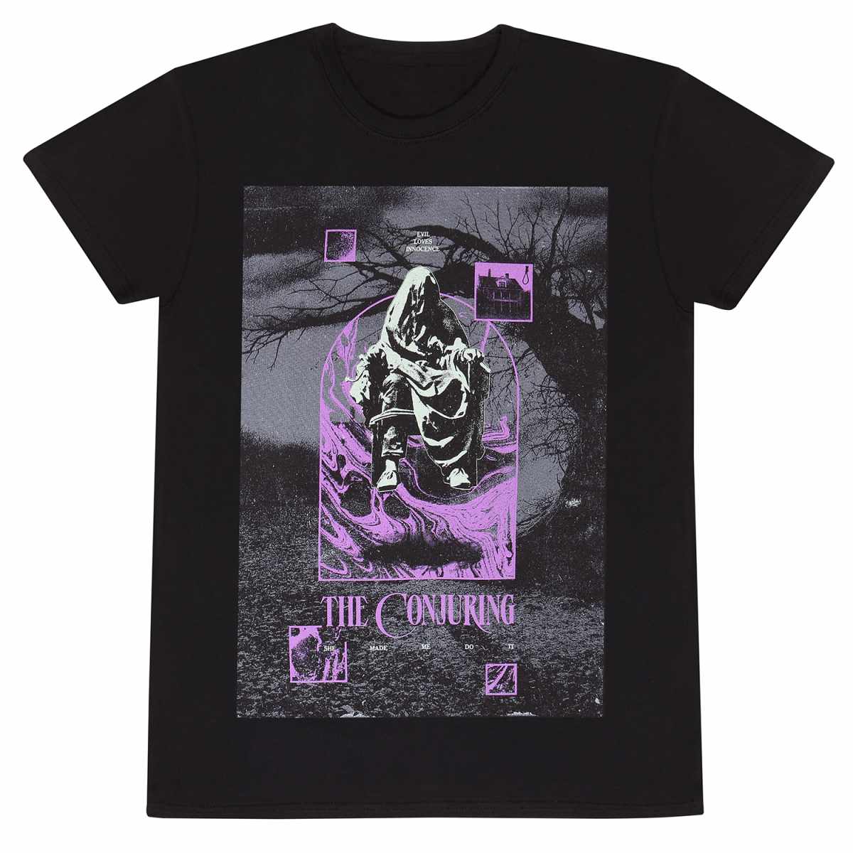 Black - Front - The Conjuring Unisex Adult Captive T-Shirt