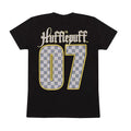 Black - Back - Harry Potter Unisex Adult Quidditch Hufflepuff T-Shirt
