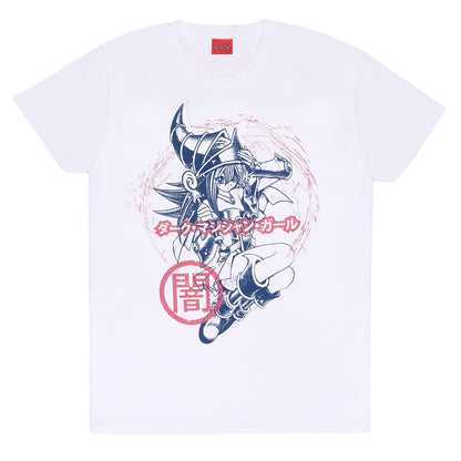 White - Front - Yu-Gi-Oh! Unisex Adult Dark Burning T-Shirt