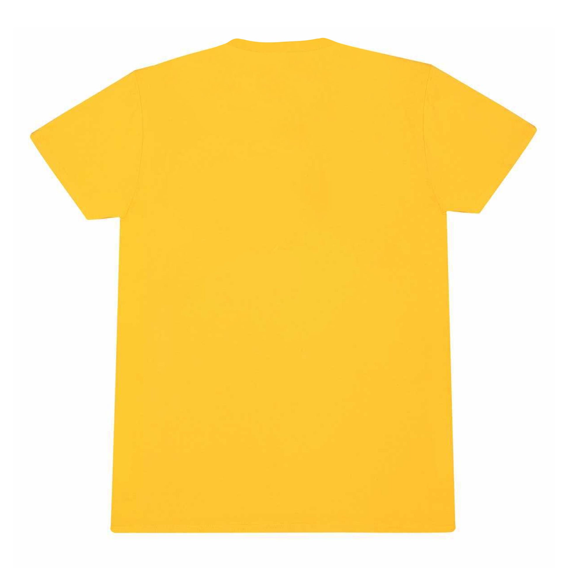Yellow - Back - Pokemon Unisex Adult Katakana Pikachu T-Shirt