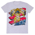 Heather Grey - Front - Mighty Morphin Power Rangers Unisex Adult Goldar T-Shirt