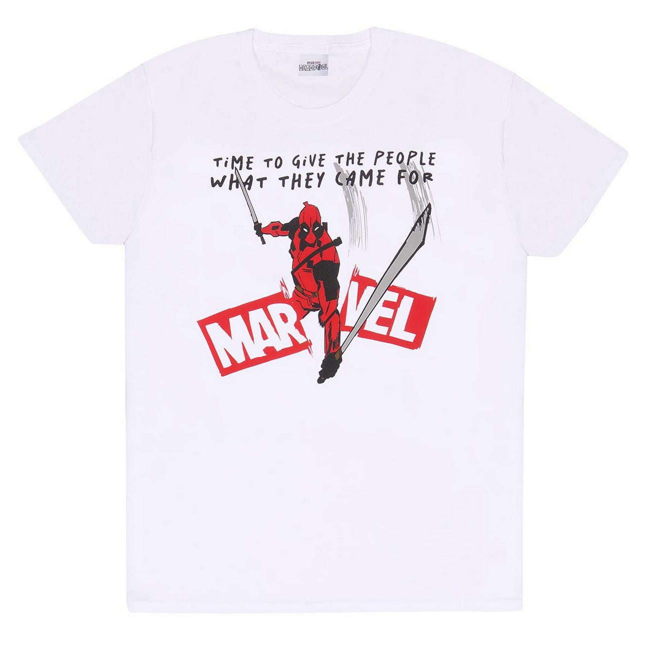 White - Front - Deadpool & Wolverine Unisex Adult What They Came For T-Shirt