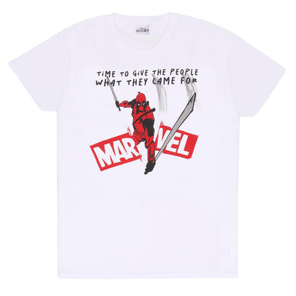 White - Front - Deadpool & Wolverine Unisex Adult What They Came For T-Shirt