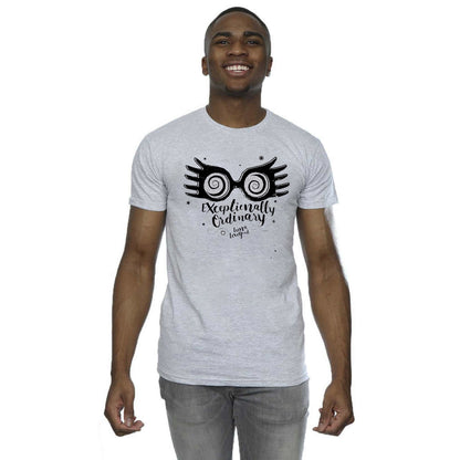 Heather Grey - Side - Harry Potter Unisex Adult Exceptionally Ordinary T-Shirt