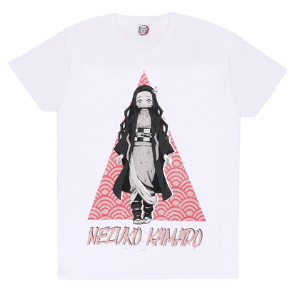 White - Front - Demon Slayer Unisex Adult Nezuko Kamado T-Shirt