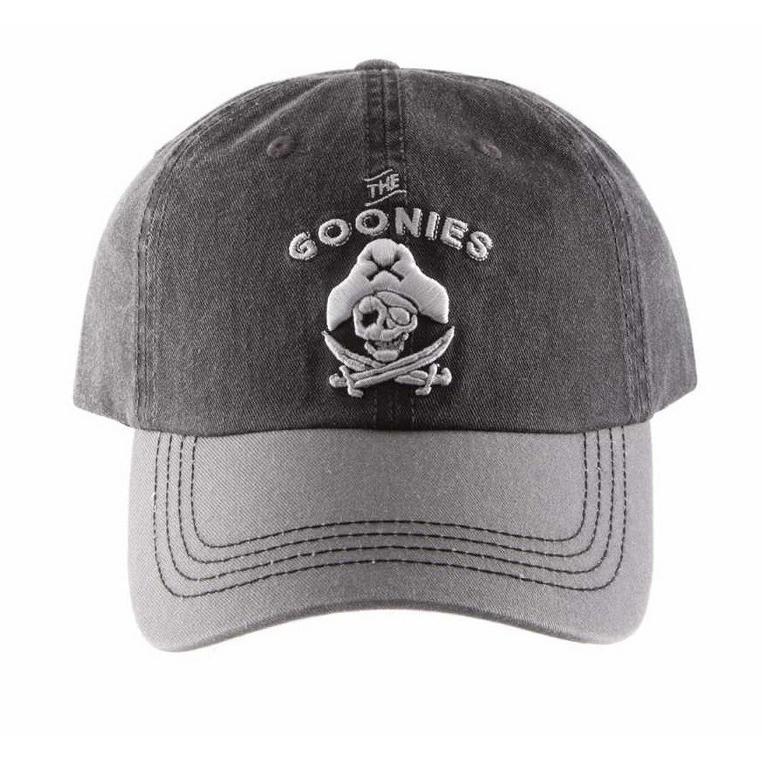 Black - Front - Goonies Unisex Adult Never Say Die Snapback Cap