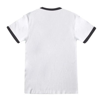 White - Back - Jurassic Park Unisex Adult Japanese Logo Raglan T-Shirt