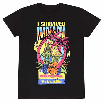 Black - Front - One Piece Unisex Adult Partys Bar T-Shirt