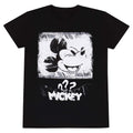 Black - Front - Disney Unisex Adult Mickey Mouse Poster T-Shirt