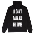 Black - Back - The Crow Unisex Adult Rain All The Time Pullover Hoodie