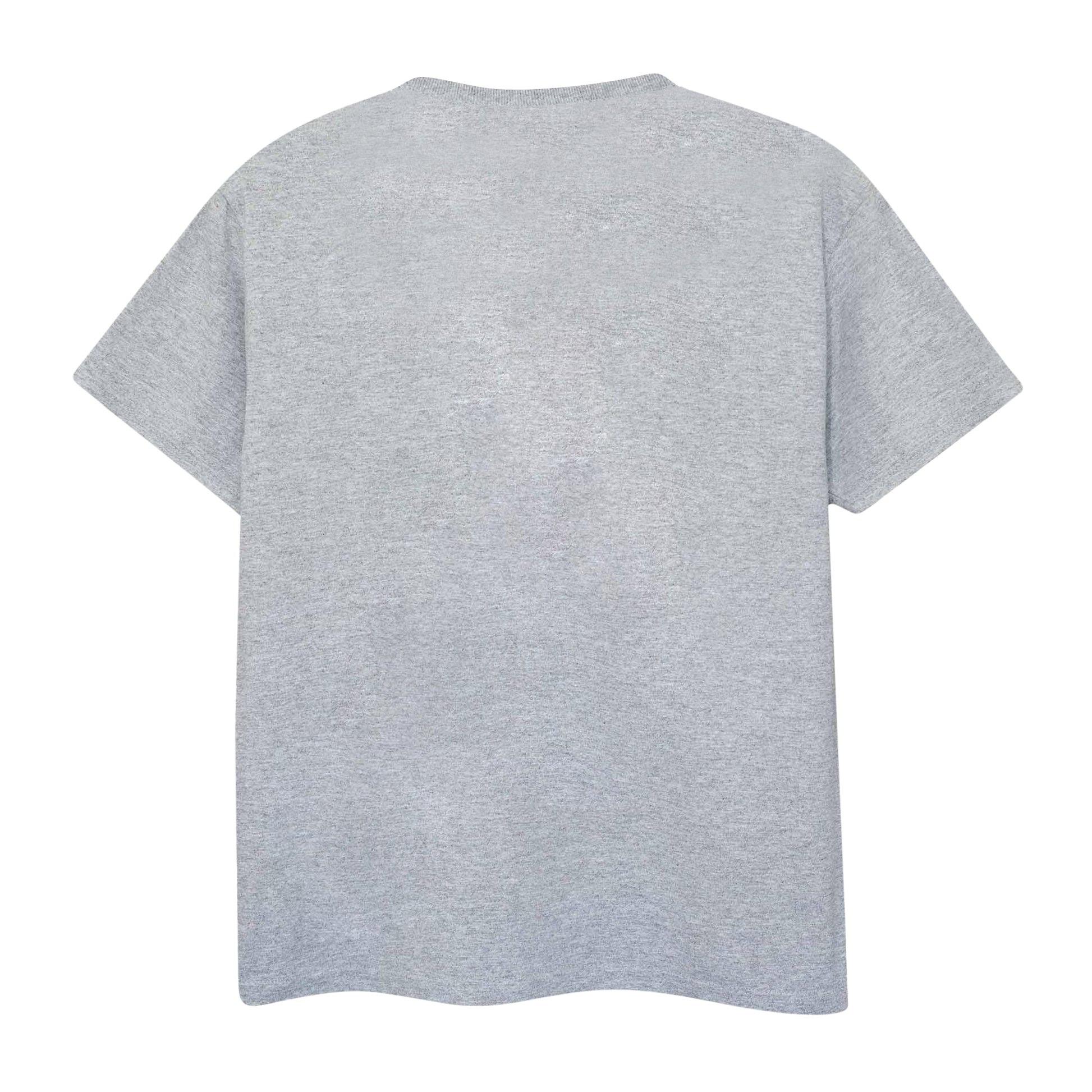 Heather Grey - Back - Star Wars Unisex Adult Boba Fett Katakana T-Shirt