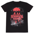 Black - Front - Stranger Things Unisex Adult Vintage Poster T-Shirt