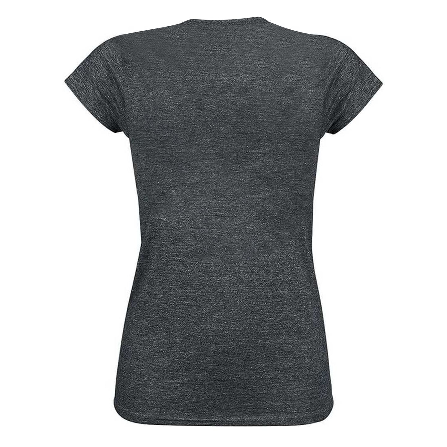 Dark Grey Heather - Back - Harry Potter Womens-Ladies Hogwarts Owl Post Fitted T-Shirt