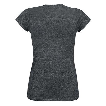 Dark Grey Heather - Back - Harry Potter Womens-Ladies Hogwarts Owl Post Fitted T-Shirt