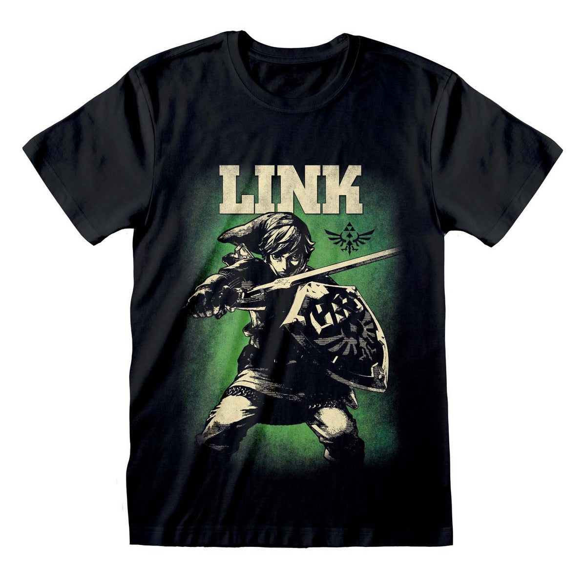 Black - Front - Legend Of Zelda Unisex Adult Icon T-Shirt